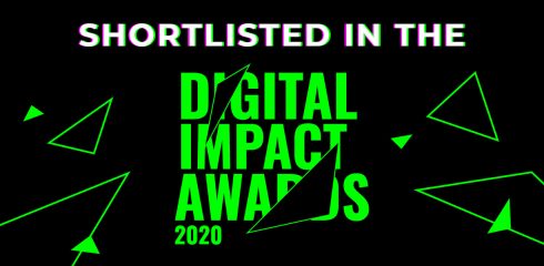 ‘Best Use of Artificial Intelligence’ – shortlisted at the Digital Impact Awards 2020